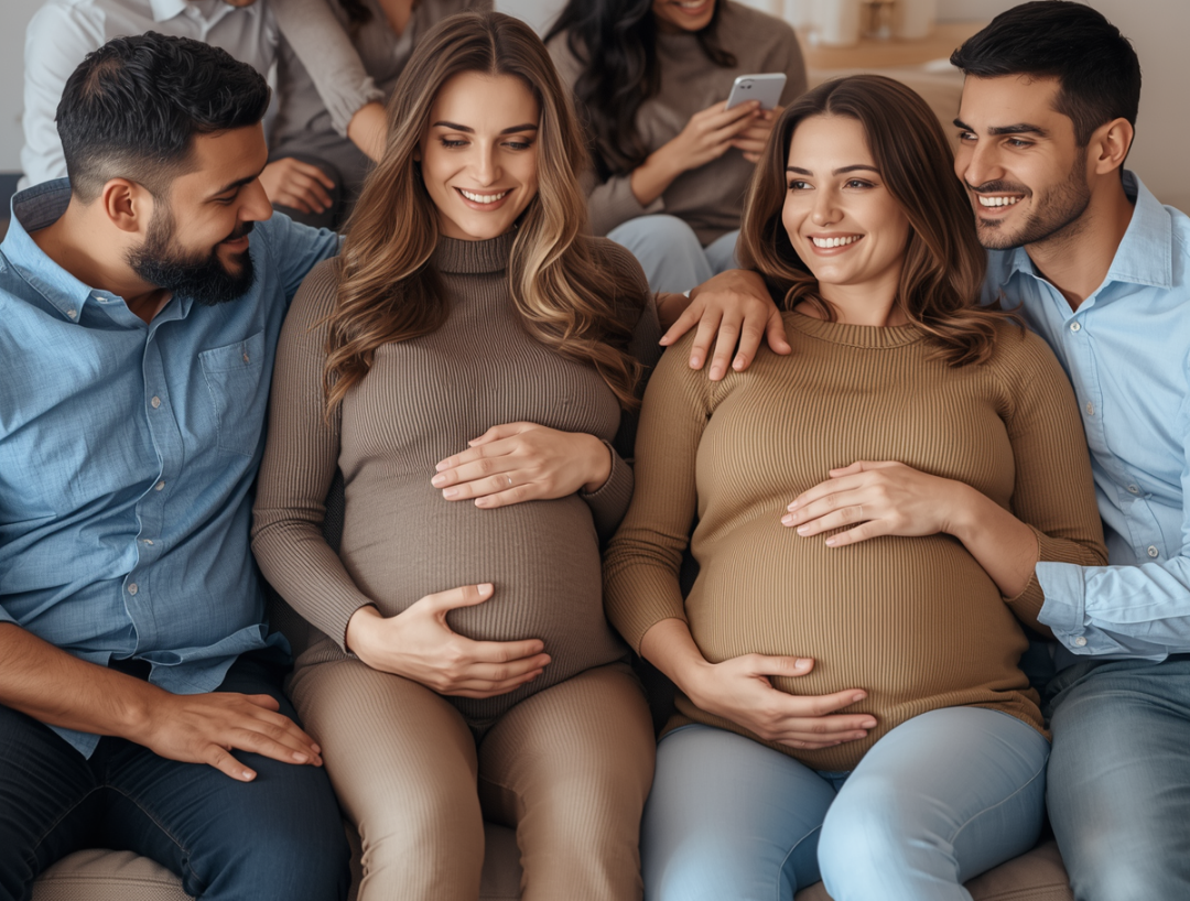 Hypnobirthing zwanger afbeelding gegenereerd met AI cursus met partner beval cursus voorbereidingscursus in maastricht zuidlimburg vaals kerkrade eijsden parkstad heerlen sittard brunssum landgraaf